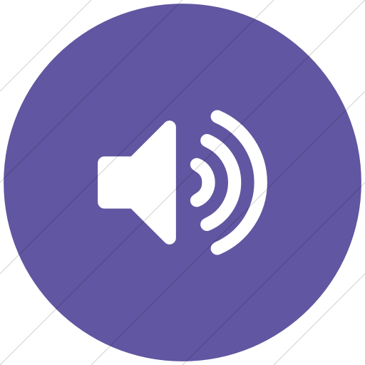 Flat Circle White On Purple Bootstrap Font Awesome