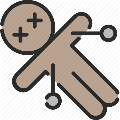 Black Magic, Doll, Needle, Spirit, Voodoo, Witchcraft Icon