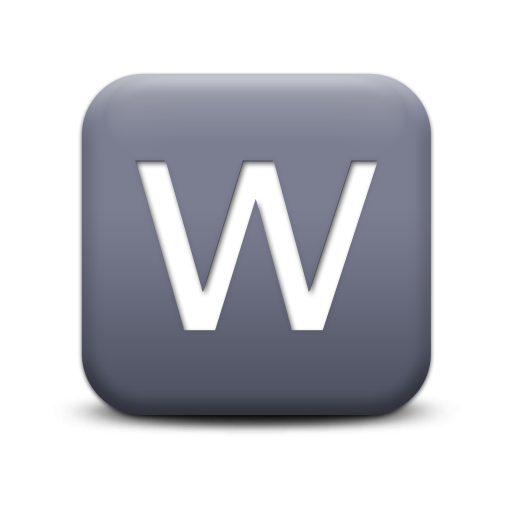 Letter W Icons