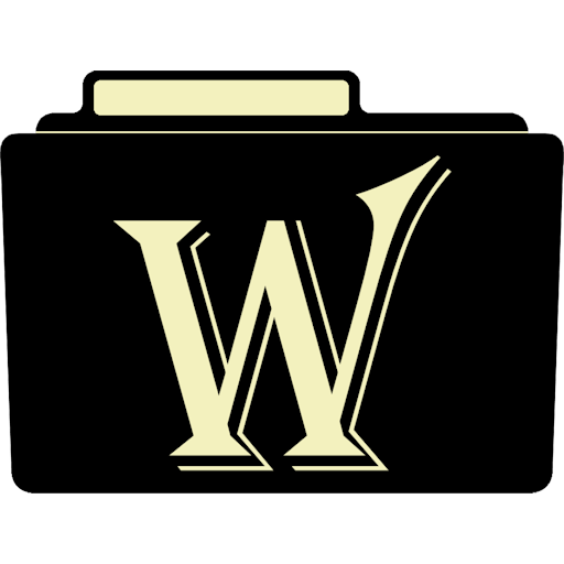 W Icon Alphabet Folder Iconset Aaron Sinuhe