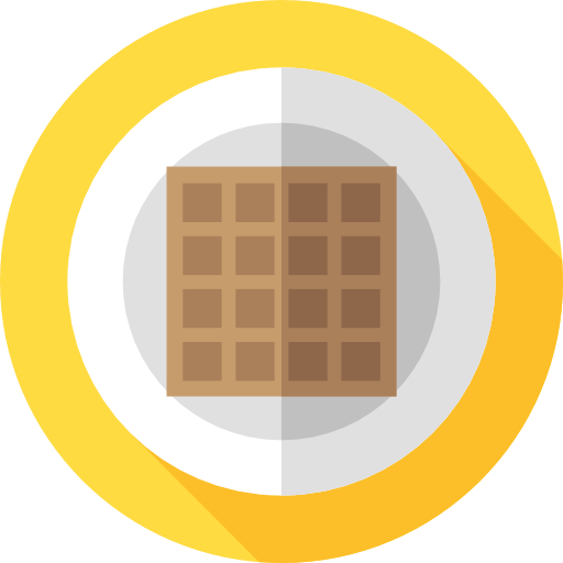 Waffle Icon Coffee Shop Freepik