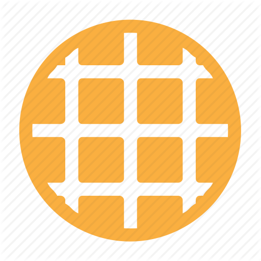 Dessert, Food, Wafer, Waffle Icon