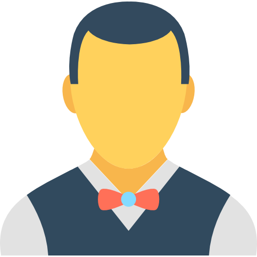 Waiter Icon Food Vectors Market