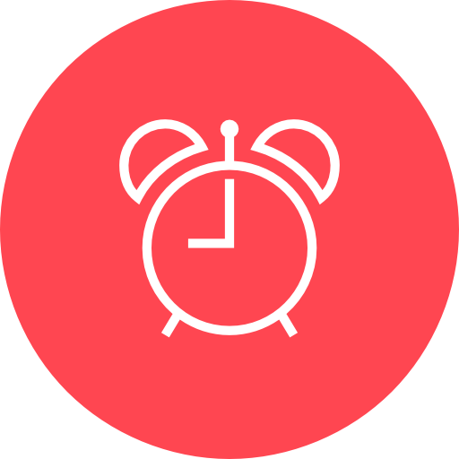 Rood, Wake Up Pictogram Gratis Van Hotel And Spa Icons