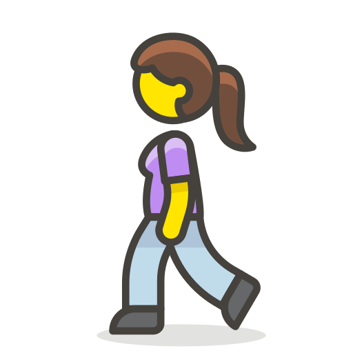 Woman, Walking Icon Free Of Free Vector Emoji