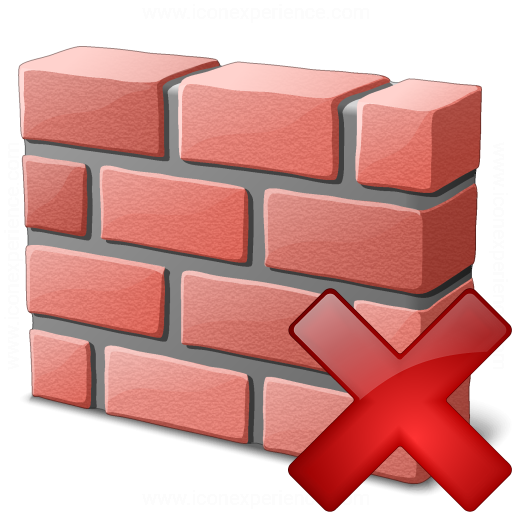 Iconexperience V Collection Brickwall Delete Icon