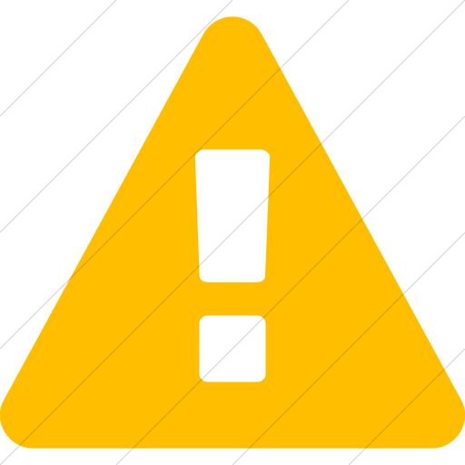 Simple Yellow Bootstrap Font Awesome Warning Icon