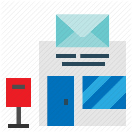 Buildings, Letters, Mail, Package, Post, Postal, Transport Icon