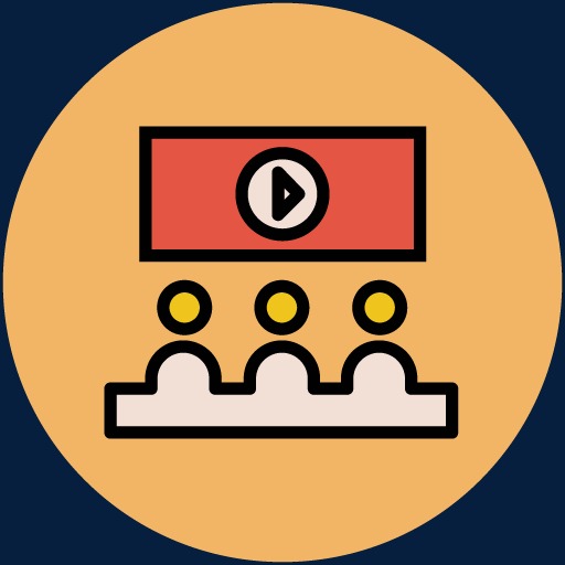 Learning School Icons Picture Material,watch Movie, Icon, Students