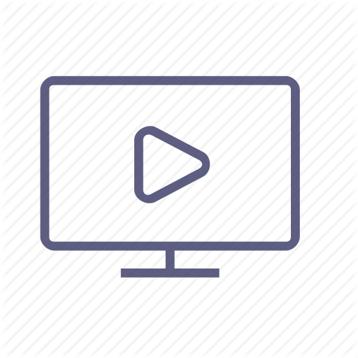 Display, Monitor, Review, Showing, Tv, Video, Watch Icon
