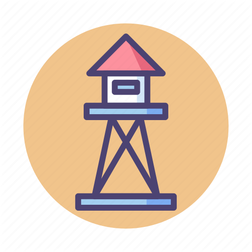 Guard Tower, Tower, Watchtower Icon