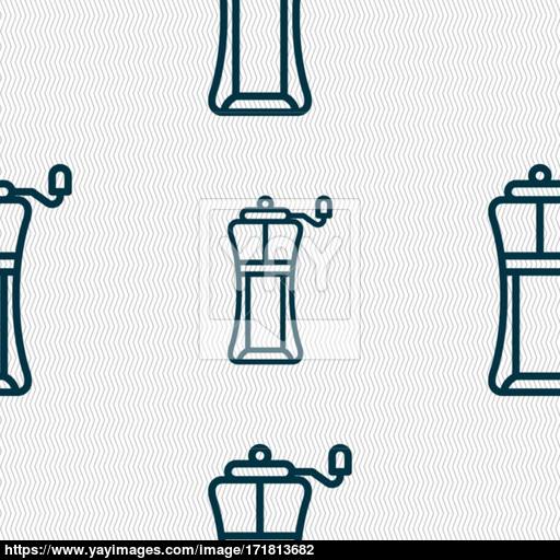 Sports Water Bottle Icon Sign Seamless Pattern With Geometric