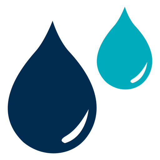 Blue Water Drops Icon