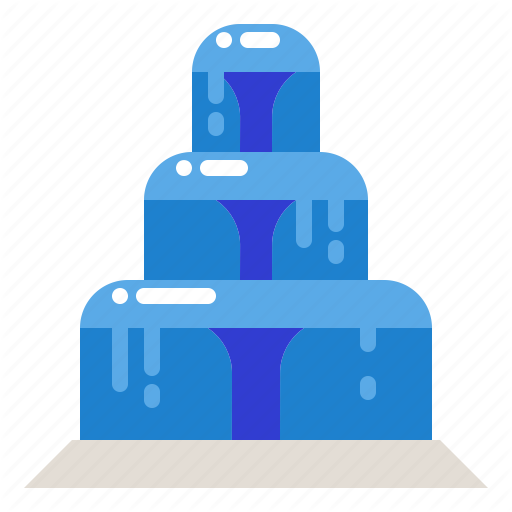 Fountain, Garden, Park, Splash, Water Icon