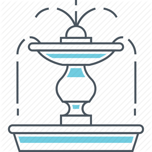 Fountain, Water Icon