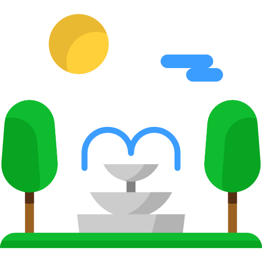 Water, Fountain, Garden, Architecture And City, Park, Buildings Icon