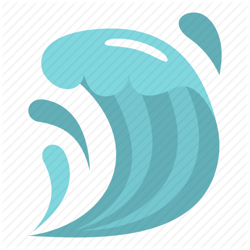 Aqua, Clean, Ocean, Sea, Splash, Water, Wave Icon