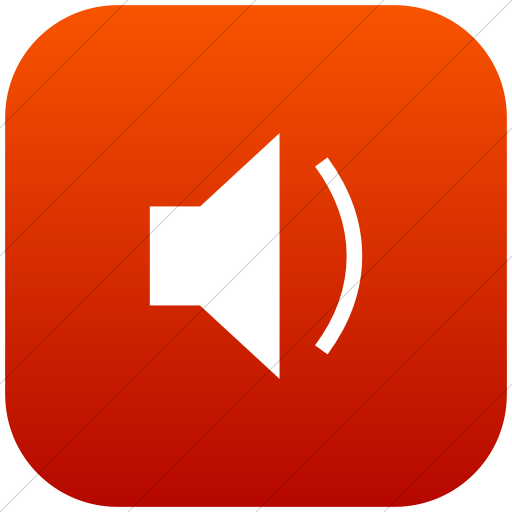 Flat Rounded Square White On Red Gradient Classica