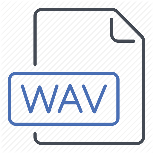 Extension, File, Format, Wav, Waveform Icon