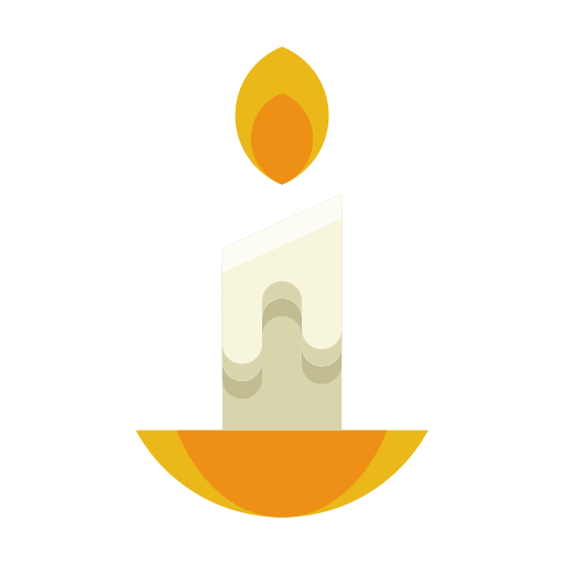 Decoration, Wax, Light, Fire, Candle, Flame Icon