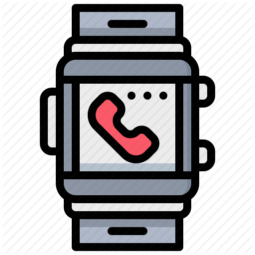 Phone, Smart, Technology, Telephone, Watch, Wearable Icon