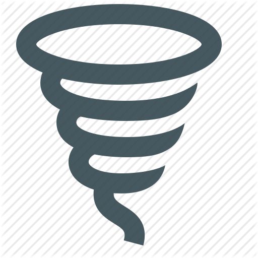 Drawn Tornado Weather Icon