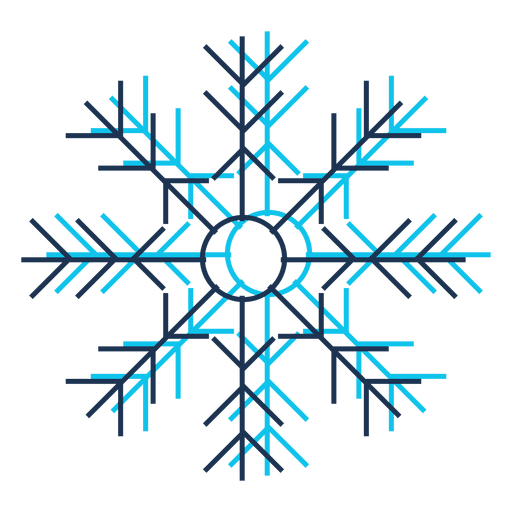 Snowflake Cartoon Icon