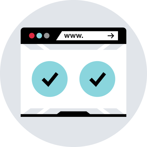 Web Browser Checkmark Png Icon