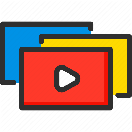 Clip, Movie, Page, Ui, Video, Web, Website Icon