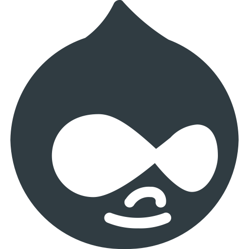 Drupal, Cms, Web, Development, Logo, Code Icon