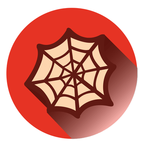 Spider Web Round Icon