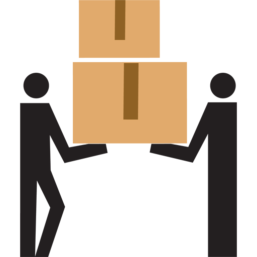 Moving And Packing Brown Icon
