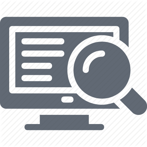 Internet Explorer, Magnifier, Searching Bar, Web Page, Web Search Icon