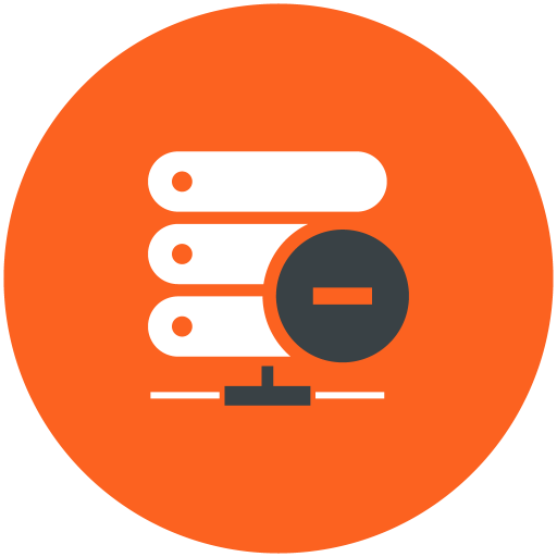 Rack, Server, Minus Icon Free Of Web Hosting Technical Support Icons