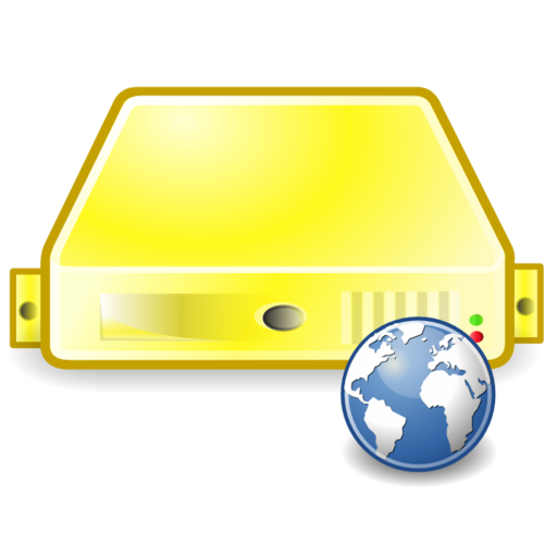 Server Web Yellow Icons, Free Server Web Yellow Icon Download