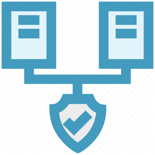 Database, Network, Security, Servers, Servers Connection, Shield