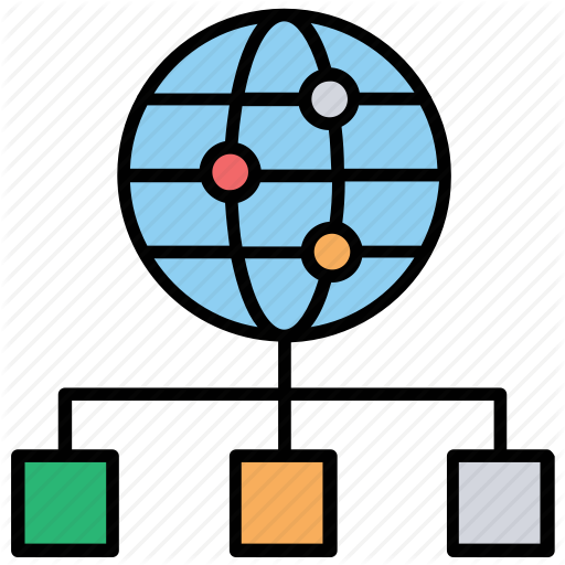 Global Data Centers, Global Network Of Servers, Global Server