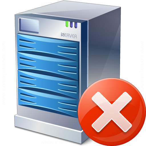 Iconexperience V Collection Server Error Icon