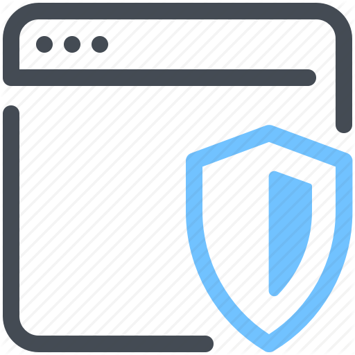 Browser, Optimization, Protection, Safe, Shield, Web, Webpage Icon