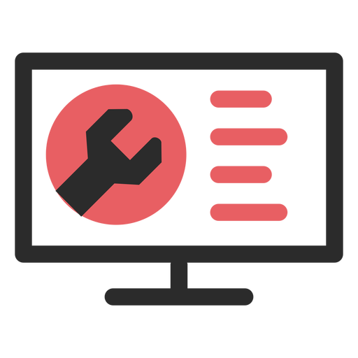 Website Maintenance Colored Stroke Icon