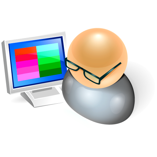 Web Designer Shadow Icon