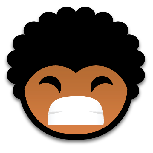 Lovely Black African Children Face Icon Transparent Png Over