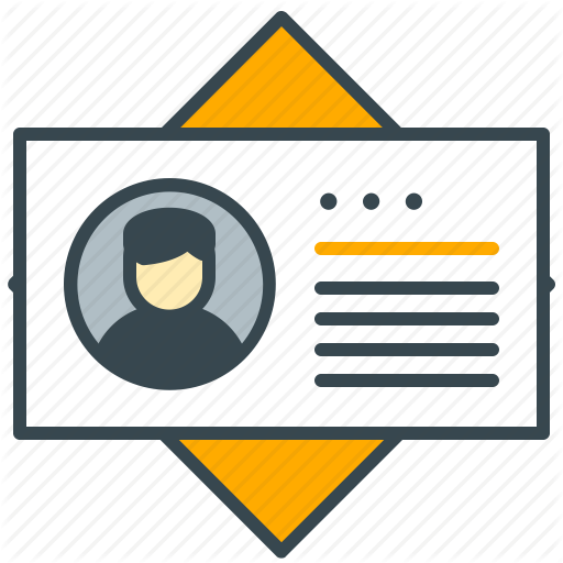 Business, Card, Employee, Identification, Seo Icon