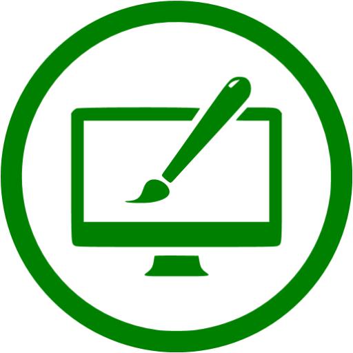 Green Website Design Icon