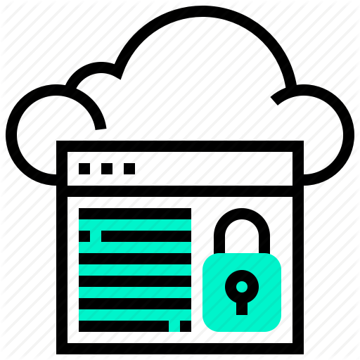 Cloud, Data, Protection, Security, Technology, Website Icon