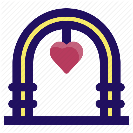 Arch, Celebration, Love, Marriage, Wedding Icon