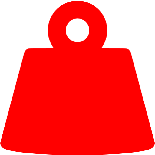 Red Weight Icon