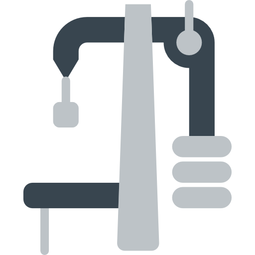 Gym, Weightlifting, Exercise Icon