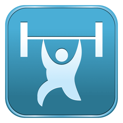 Weightlifting Square Icon
