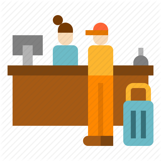 Hotel, Information, Reception, Traveller, Welcome Icon